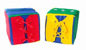Cubo de Atividades Duplo c/08 Atividades 16cm³