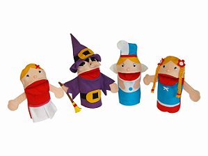 Fantoches Rapunzel c/4 un.