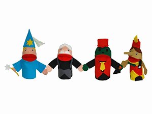 Fantoches Pinóquio c/4 un.