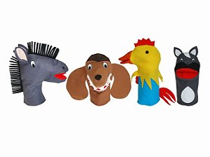 Fantoches Os Saltimbancos c/4 un.