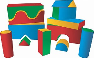 Espumados - Blocos - c/12 pçs. grande - pçs maior 60x30x22cm