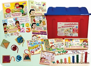 Baú Habilidades na Matemática c/10 pçs. diversas