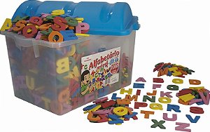 Baú Alfabetário Móvel em EVA 6mm c/1000 pçs.