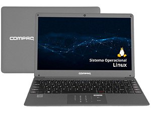 Notebook Compaq Cq-27 Intel Core i3, 4GB, SSD 240GB, Tela 14", Linux