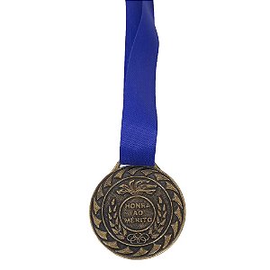 MEDALHAS ESPORTIVAS PREMIAÇÃO HONRA AO MÉRITO 36 MM - CRESPAR