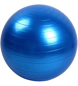 Bola Suiça Pilates Yoga Fisioterapia Gym Ball 65cm  Azul 1Fit
