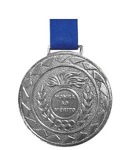 Medalha de Prata M36 Honra ao Mérito Fita Azul Crespar