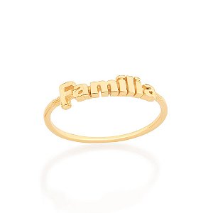 Anel Rommanel Skinny Ring Com A Descrição Família