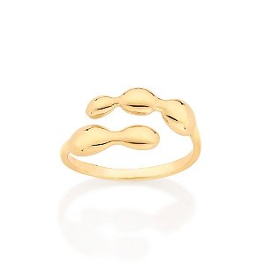 Anel Ajustável Oval Abaulado,