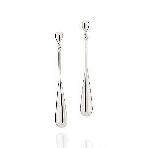 Brinco Formato Gota Med 5,7 Cm X 0,80 Cm (Joia Licen  Coleção Ana Hickmann) - 326966