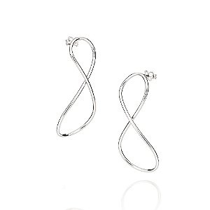 Maxi Brinco Formato Infinito,Med 4,6 Cm X 2,3 Cm