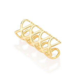 Brinco Rommanel Piercing De Pressão Formato De Losangos E Gotas Vazadas Med 2,0 Cm (Altura) X 0,90 Cm De Diâmetro
