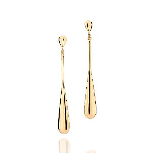 Brinco Formato Gota Med 5,7 Cm X 0,80 Cm (Joia Licen  Coleção Ana Hickmann) - 526966