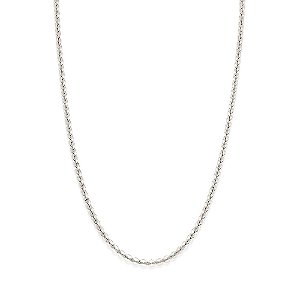 Gargantilha Rommanel Formada Por Corrente De Elos Redondos De 4 Mm, Chapa 0,50 Mm Med 42 Cm(Joia Lic  Coleção Giovanna A