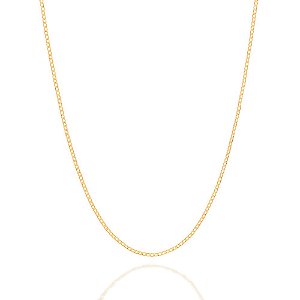 Gargantilha Rommanel Formada Por Fio De Elos 1X1 Mm Diamantados Med 60 Cm