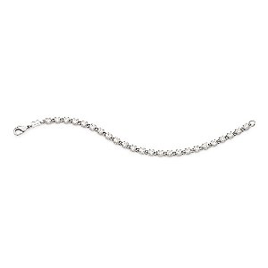 Pulseira Rommanel Composta Por 24 Zircônias De 4,0 Mm, Com Fecho Lagosta De 1,1 Cm Med 18 Cm (Joia Licenciada Coleção An