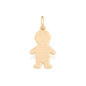 Pingente Rommanel Formato Menino Med 0,9 X 0,8 Cm