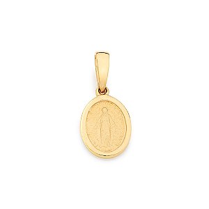 Medalha Rommanel " Milagrosa " Com Acabamento Acetinado, Med 1,5 Cm