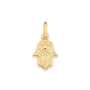 Pingente Rommanel Formato Mão De Hamsá,Med 1,9 Cm X 1,0 Cm(Joia Licenciada Coleção Giovanna Antonelli)