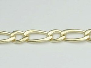 Pulseira Rommanel Formada Por Fio Alternado 1X1 1,20 Laminado  Med 19/20/21/22 Cm