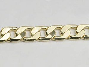 Pulseira Rommanel  Formada Por Fio Grumet Diamantada 1,55 Mm  Med 19,20,21,22 Cm