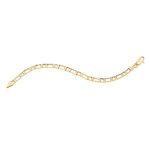 Pulseira Rommanel Formada Por Fio Alternado 1X1 Med 19/20/21 Cm