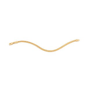 Pulseira Rommanel Formada Por Fio "Salamandra" 1,00Mm  Med  18 E 19Cm (Joia Licenciada Coleção Ana Hickmann 16º Edição)
