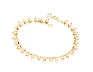 Pulseira Rommanel Composta Por Esferas De 4Mm Med 19Cm Ajustável A 18Cm (Joia Licenciada Coleção Ana Hickmann 17º Edição