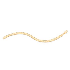 Pulseira Rommanel Formada Por Corrente Com Escrita I Love You, Seguida Por 3 Corações Med 19 Cm(Joia Licenciada Cápsula