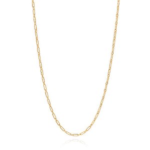 Cordão Formado Por Corrente De Elo Cadeado Lixado 1X1 Med 60 Cm - 532325