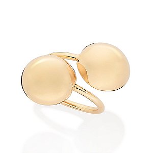 Anel Ajustável Composto Por Duas Meias Esferas De 14 Mm Rommanel