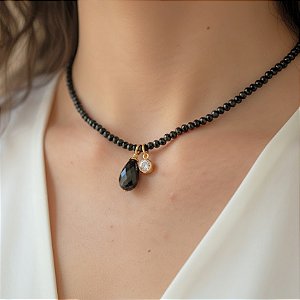 Colar Cristal Black