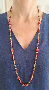 Colar Longo Red