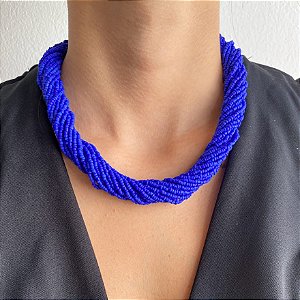 Colar Torsaide Azul