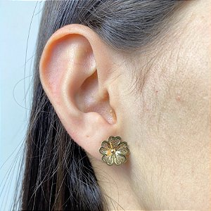 Brinco Gold Flower