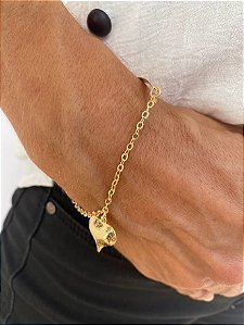 Pulseira Gold Coração