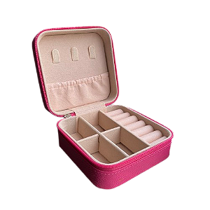 Mini Porta Jóias Portátil Pink