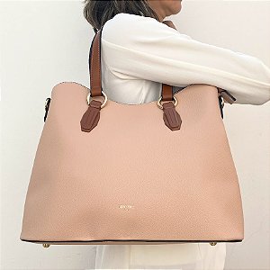 Bolsa Grande Nude e Marrom