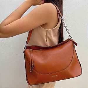 Bolsa Média Terracota | 5 Divisórias