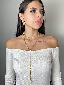 Colar Cinto com Pérolas | Elegância e Versatilidade