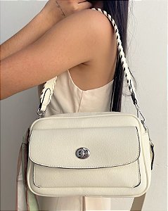 Bolsa Média Off White | Espaçosa e Atemporal
