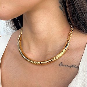 Arco Meia Lua em Metal Banhado