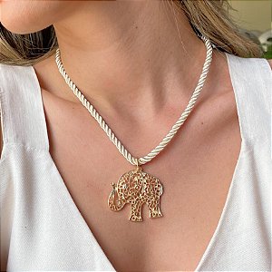 Colar Elefante Off White