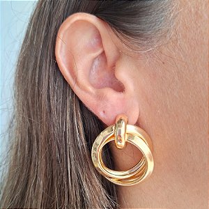 Brinco Redondo Entrelaçado