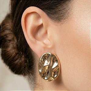 Brinco Oval Martelado