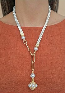 Colar Nude Cordão São Francisco