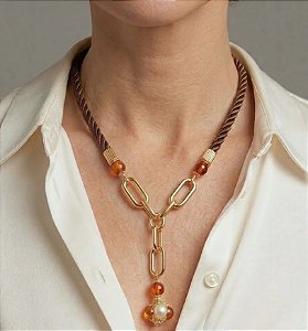 Colar Marrom São Francisco