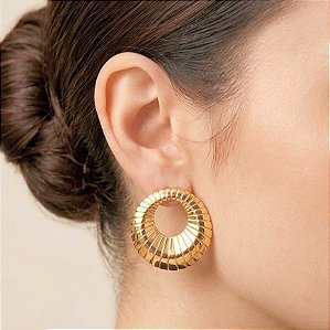 Brinco Circular Banhado