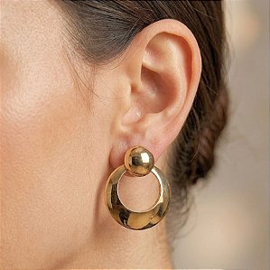 Brinco Circular Banhado