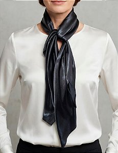 Colar Lenço Preto G